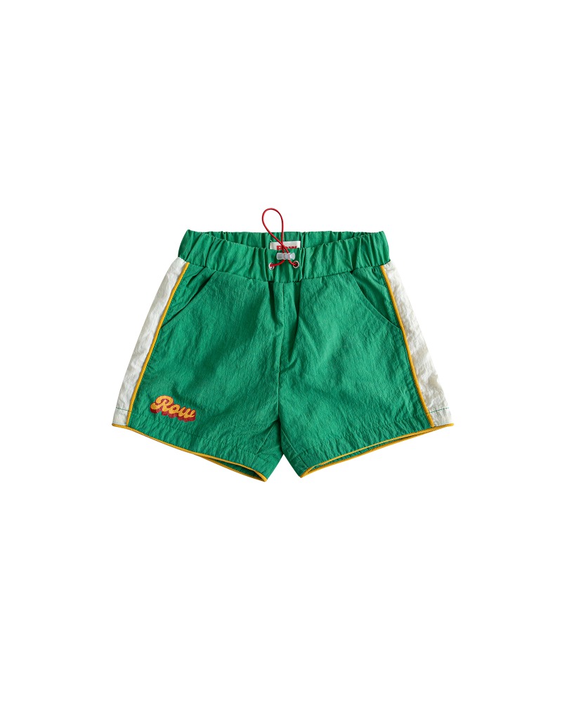 Row shorts - green