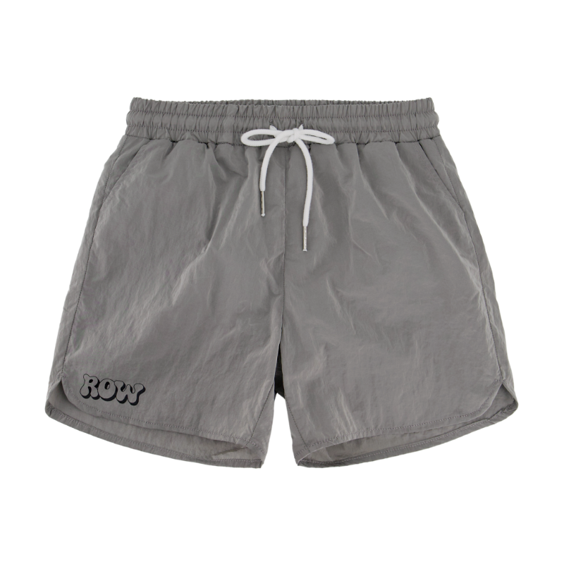 Row swim shorts - gray